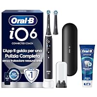 Oral-B iO 6 Spazzolino Elettrico, 2 Testine