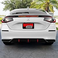 Vista 7 de SlickMod Tinte de humo de vinilo precortado para Honda Civic Hatchback 2022-2023 y reflector (1. luz trasera, 20% humo oscuro)