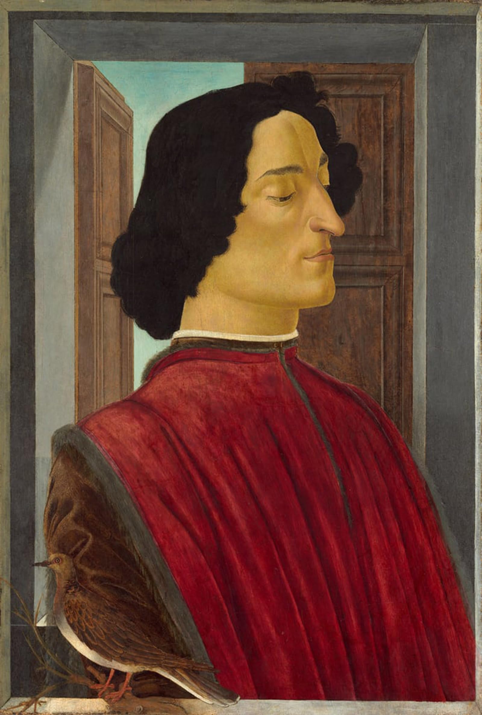 POSTERIIk Famous Animal Posters Vintage Picture Giuliano de' medici by Sandro Botticelli Modern Wall Decor for Home Decor 60x90cm