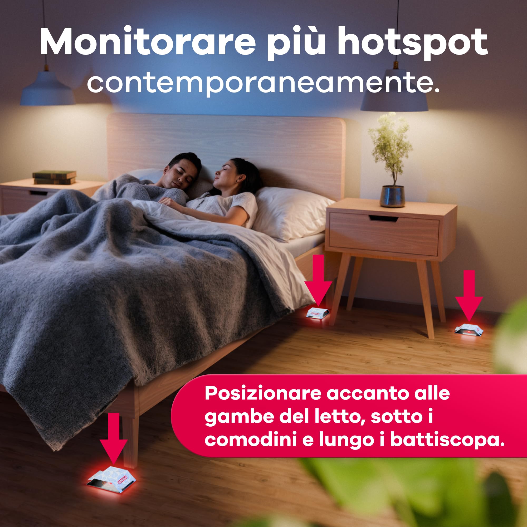 Gerobug Trappola per Cimici da Letto 12 Pezzi - Efficaci Trappole Adesive con Forte Attrattivo per la Rilevazione Precoce delle Cimici da Letto - Monitoraggio senza Sostanze Chimiche & Immediatamente