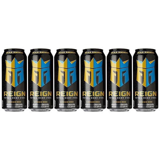 Pack de Reign Lemon HDZ lata 473ml 6 unidades