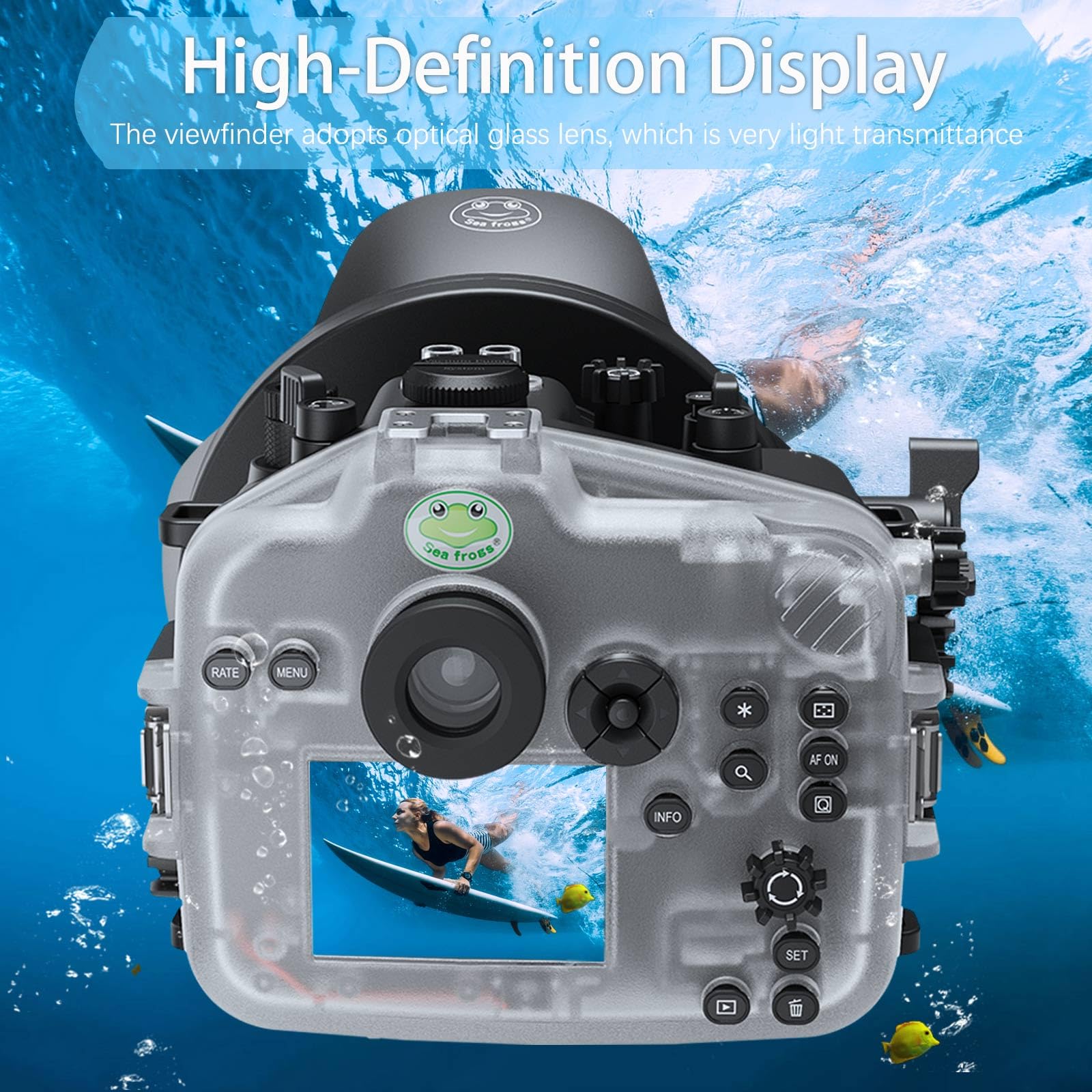 Amazon.co.jp: Fujifilm X-H2Sカメラ用水中防水ケース、IPX8 132