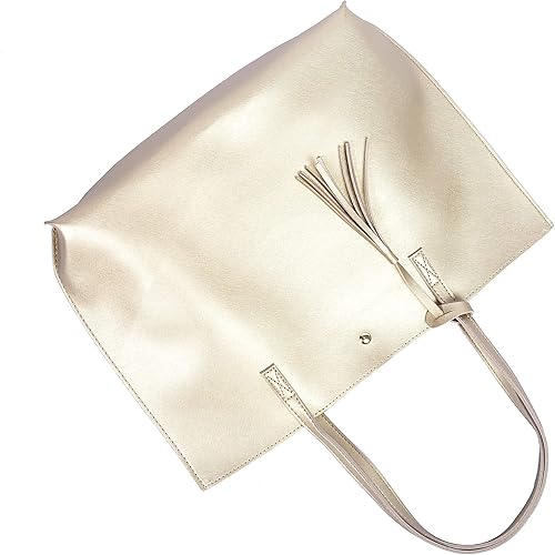 Miniatura 3 de Nodykka Women Tote Bags Top Handle Satchel Handbags PU Faux Leather Tote Bag with Tassel Shoulder Purse