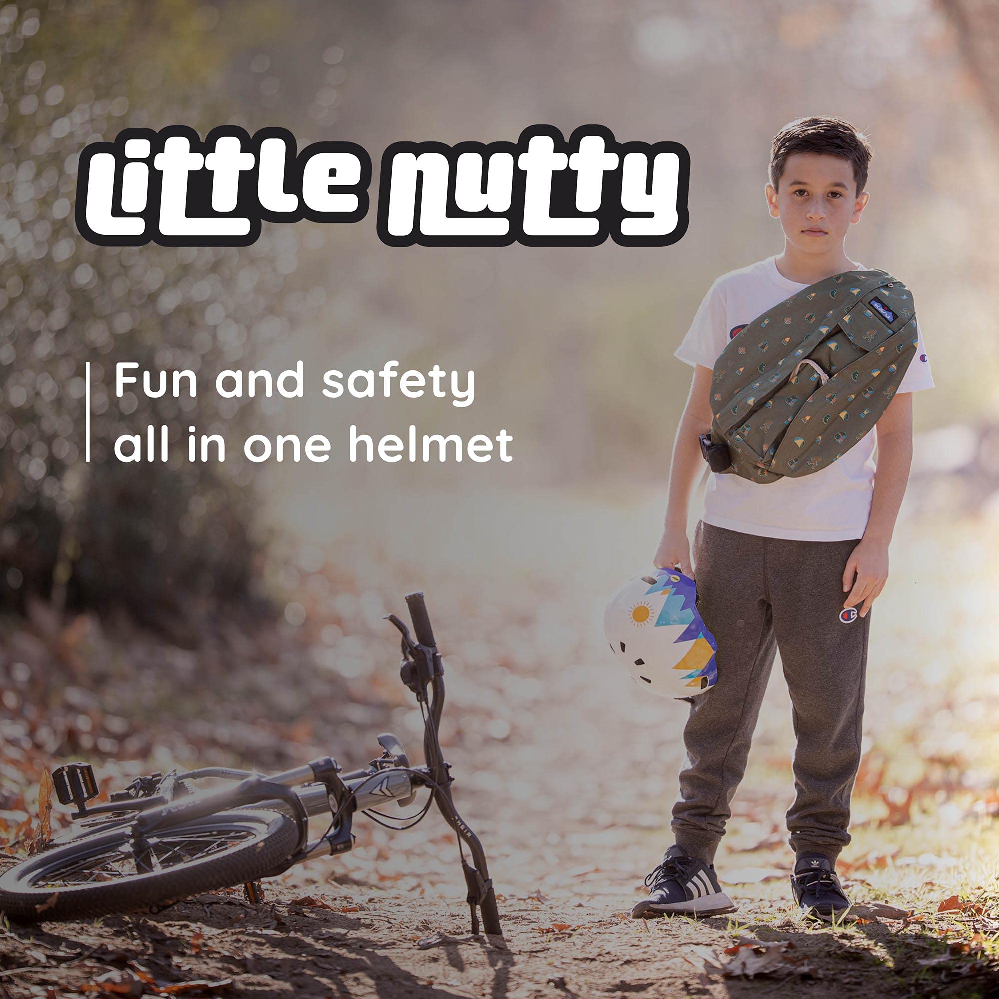 Nutcase Kinder Fahrradhelm Little Nutty Gloss, Captain, 48-52 cm, 10001