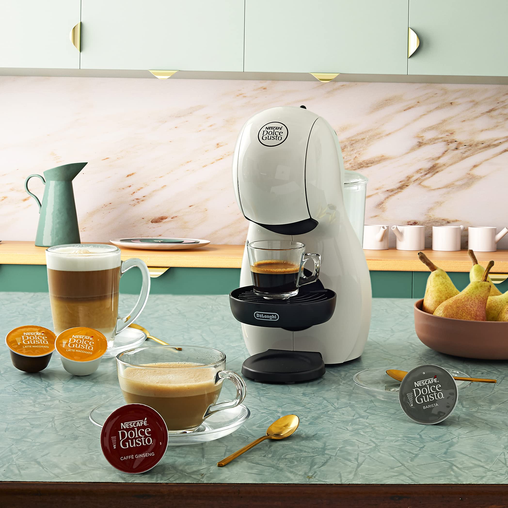 DeLonghi Piccolo EDG110.WB Manuel Cafetière à dosette 0,8 L