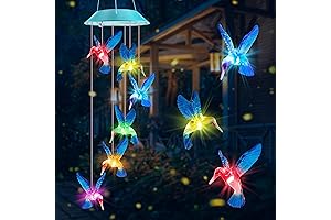 Solar Hummingbird Decor, Enchanting Gift for Mom, Grandma, and Girls