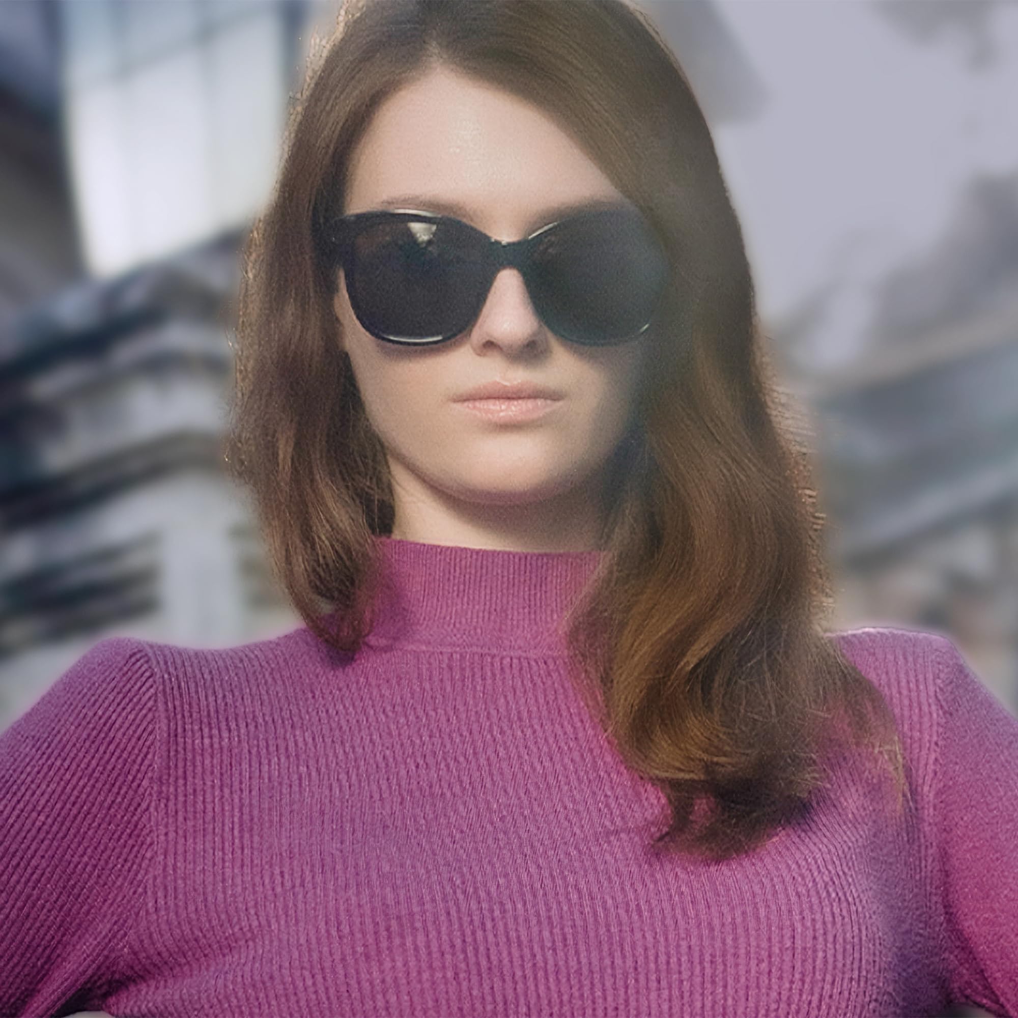 ZENOTTIC Occhiali da Sole Polarizzati per Donne Protezione UV400 Stile Retrò Carino a Forma di Occhio di Gatto