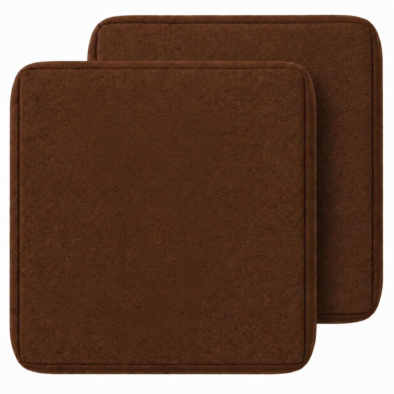 GZGLZDQ Outdoor Cushion Covers 1/2/4 Waterproof, Rattan Cushions Replacement Set with Zipper, Polyester, Durable Garden Furniture Covers for Patios(Dark Brown,55 X 45 X 10 CM(1pc))