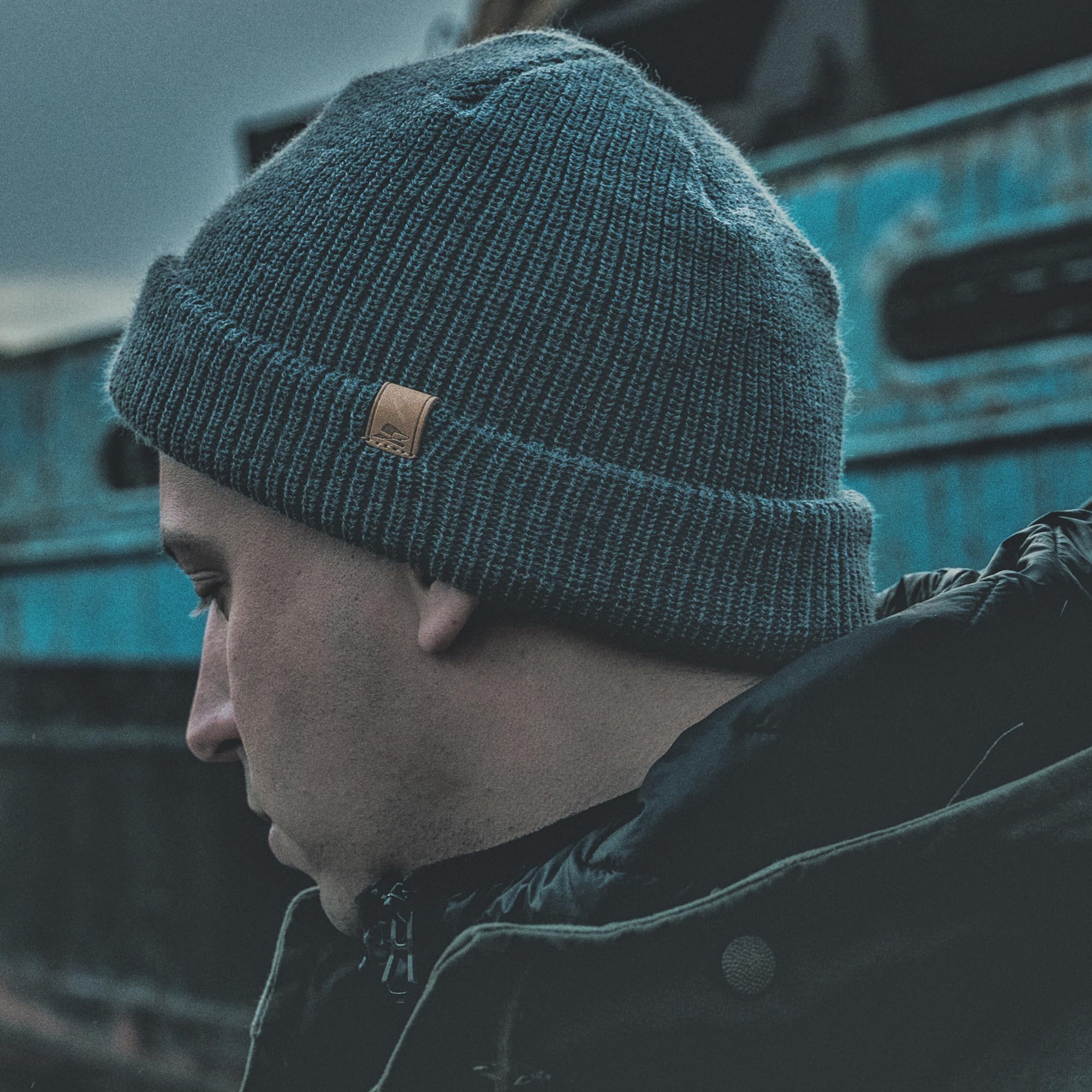 Sterkowski model Salty Dog | Czapka z Wełny Merynos dla Kobiet i Mężczyzn | Ciepła Czapka Beanie z Dzianiny