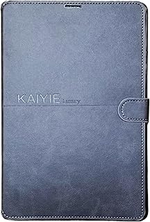 جراب حماية أمامي وخلفي جلد قابل للطي متوافق مع تابلت لينوفو M10 من عمارة ستور (رصاصي)