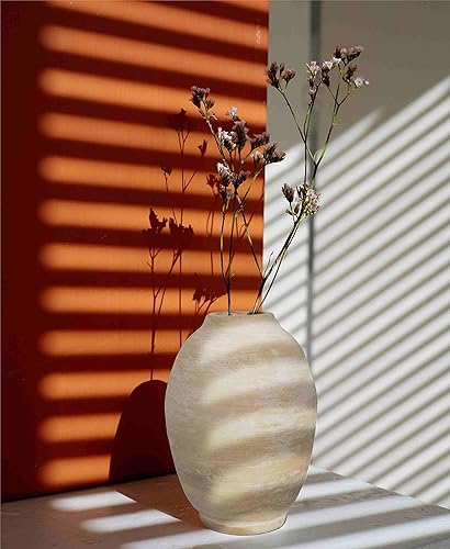Miniatura 4 de Florero rústico de cerámica de decoración bohemia, moderno jarrón rústico para decoración del hogar. Decoración y accesorios de sala de estar,
