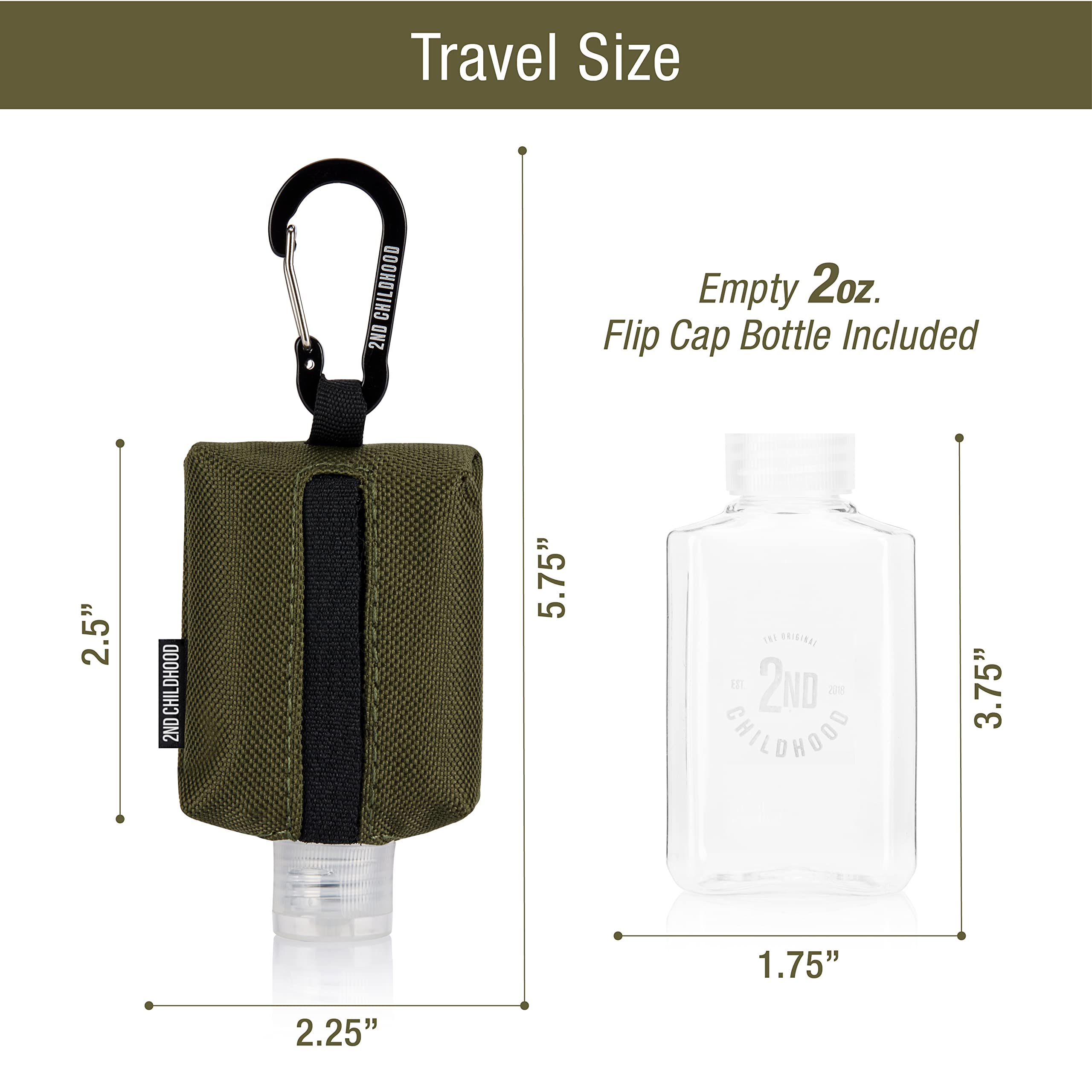 トラベルサイズボトルケース、ハンドサニタイザーホルダーキャリアバッグ - 液体収納用のポータブルミニウエストバッグ - クリップオンベルトループ、バックパック、財布- 空のフリップキャップ2オンス再利用可能なボトル付き, グレー Amazon.co.jp: トラベルサイズのボトルケース、ハンドサニタイザー