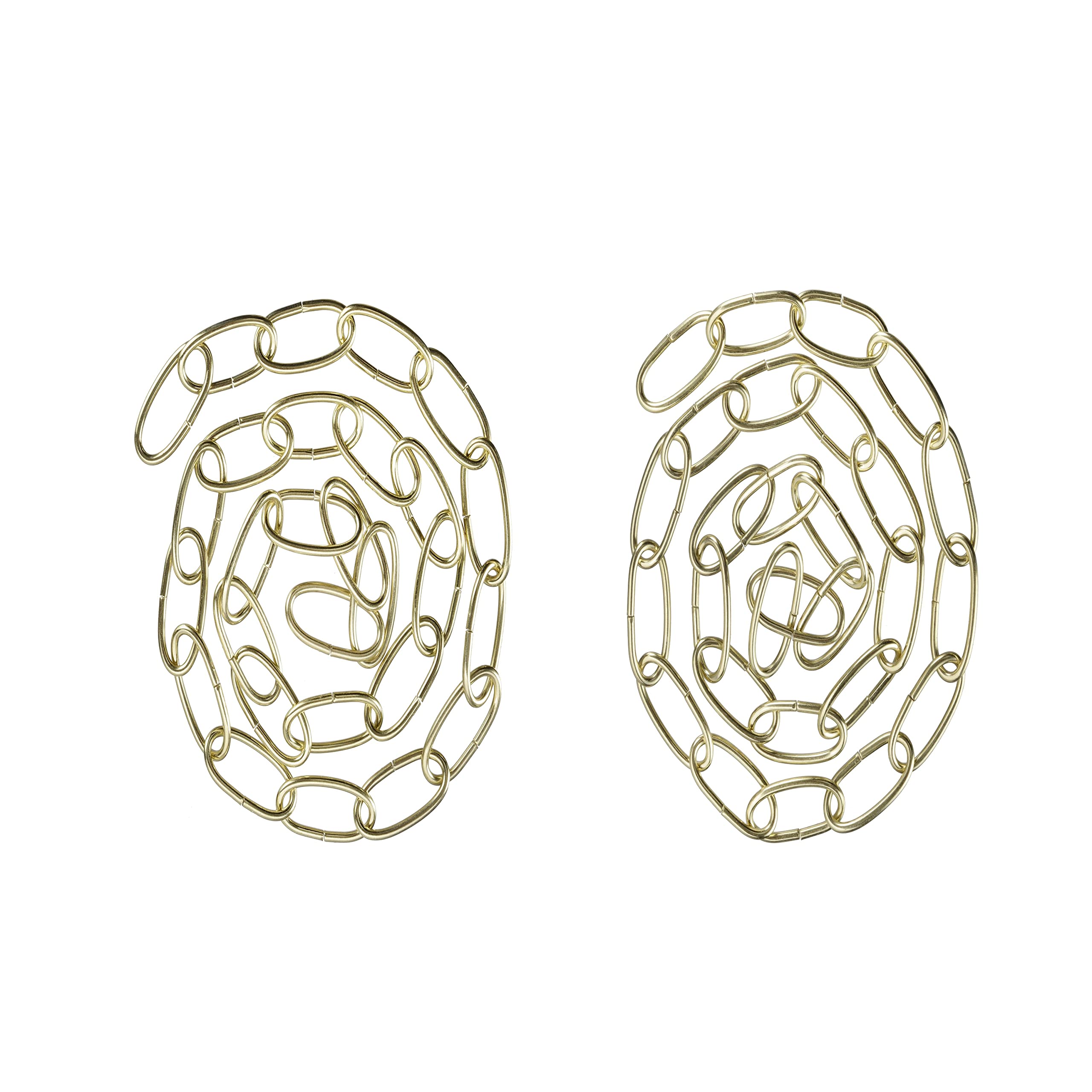 Aspen Creative 21118-42,Steel 3 Feet Heavy Duty Chain for Hanging Up Maximum Weight 40 Pounds-Lighting Fixture/Swag Light/Plant in Brass Plated.11 Gauge.