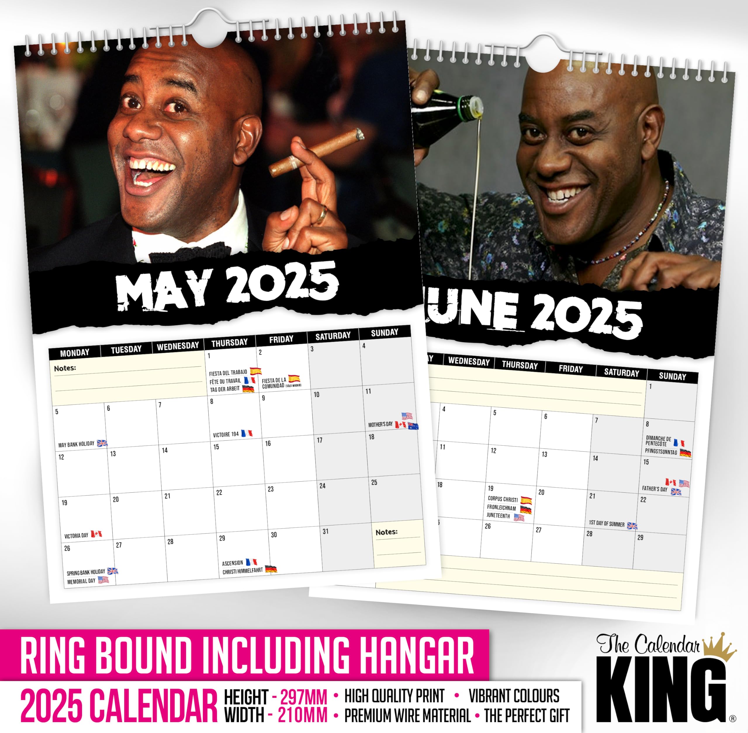 Calendario 2025 Pared A4 The Calendar King - Only Fans - Calendario De Pared 2025 - Divertido/peculiar/Navidad/cumpleaños/idea De Regalo/novedad/humor/amigo Calendario Snoopy 2026