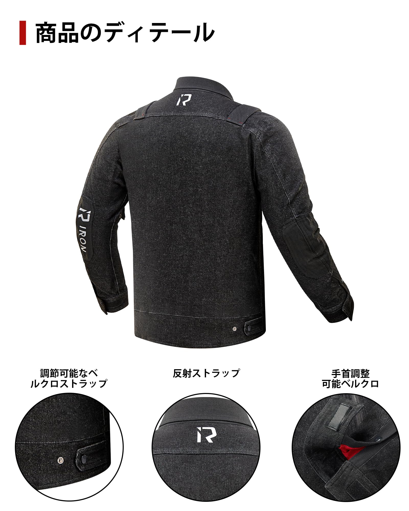 Amazon | [BORLENI] ライダースジャケット メンズ バイク ジャケット