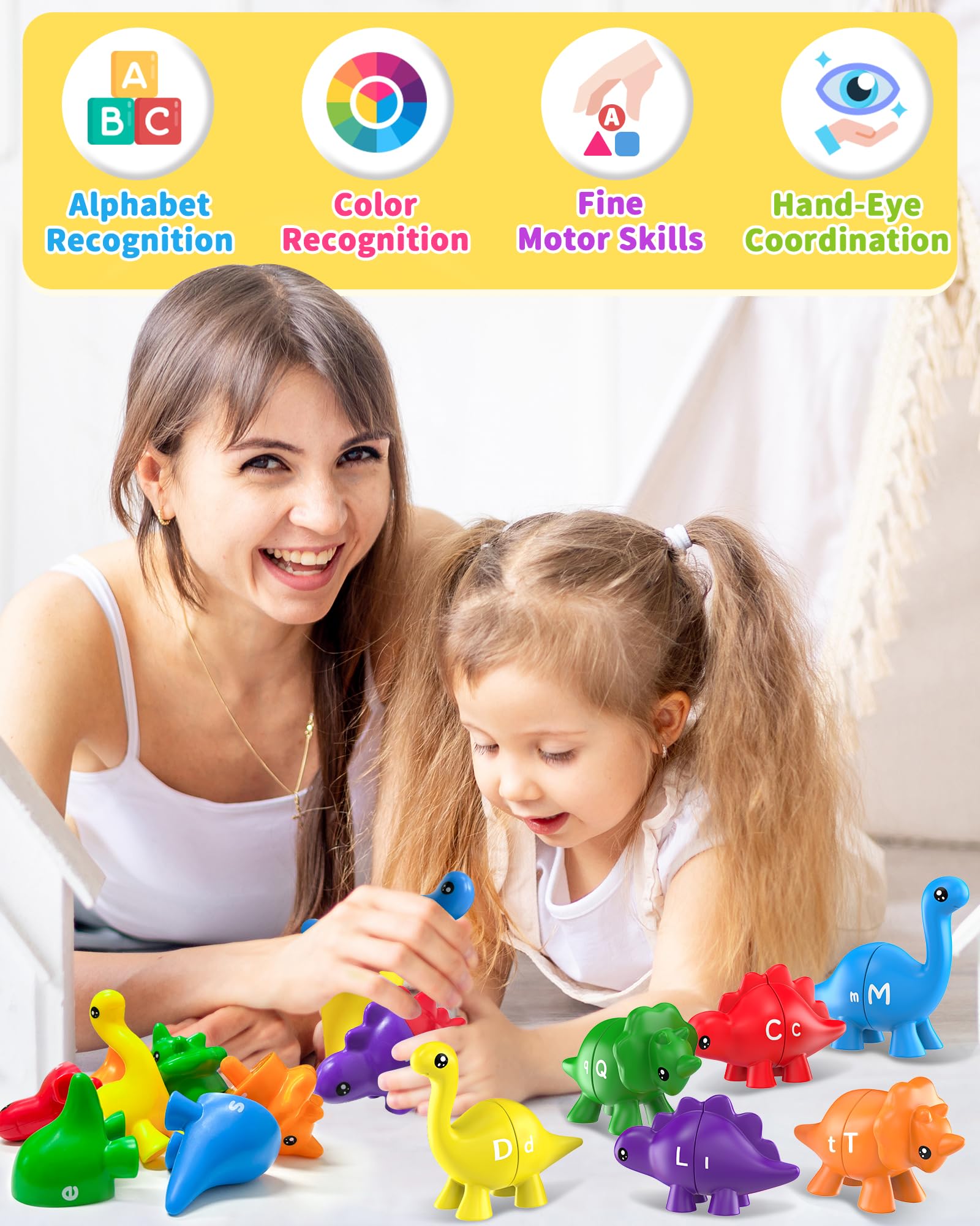 Dinosaur Alphabet Toys for Kids - Learn ABC! -3