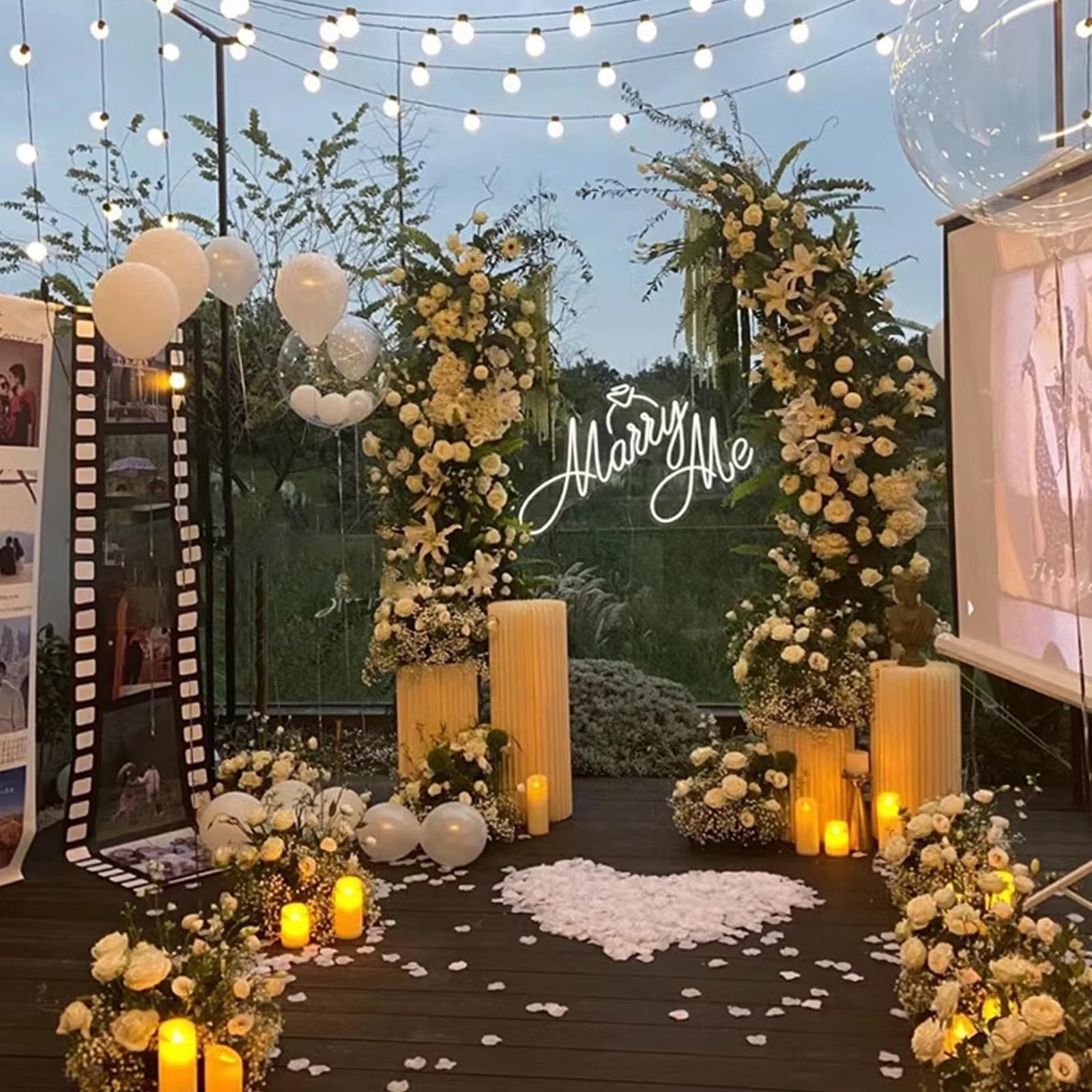 Ensemble De 3 Supports De Toile De Fond En Arche Métallique Avec Connexion De Boîtier Pour