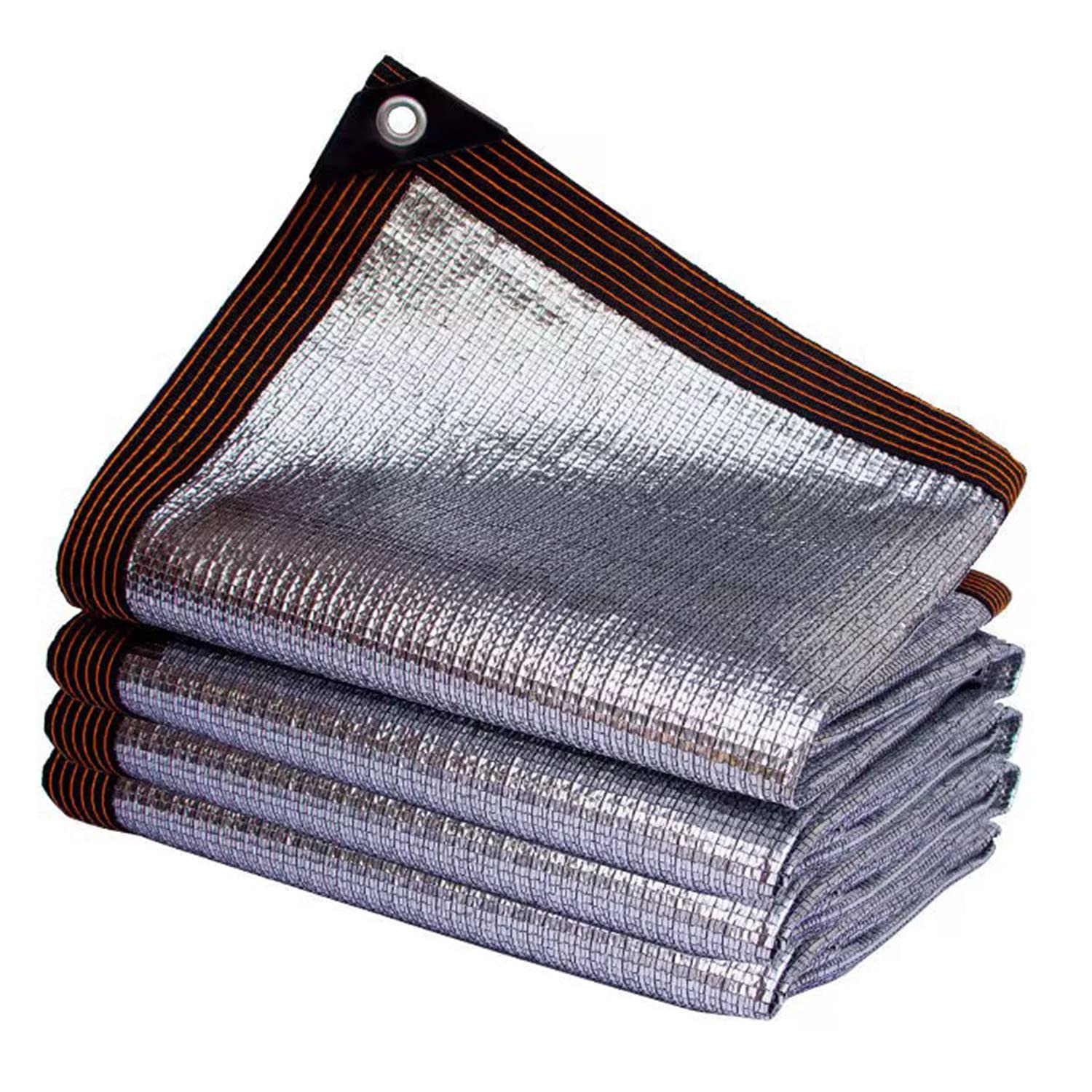 GJZQDKX Aluminet Shade Net for Dogs & Greenhouses 99% UV Protection Canopy with Eyelets Sunshade Awning for Balconies & Cars Multiple (1x2m to 6x8m)