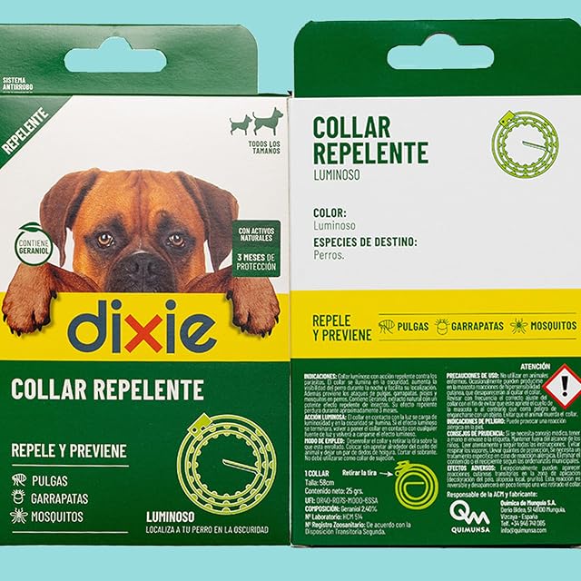 Foto 6 de 7 de DIXIE - Collar Repelente Perros - 58 cm - Color Luminoso