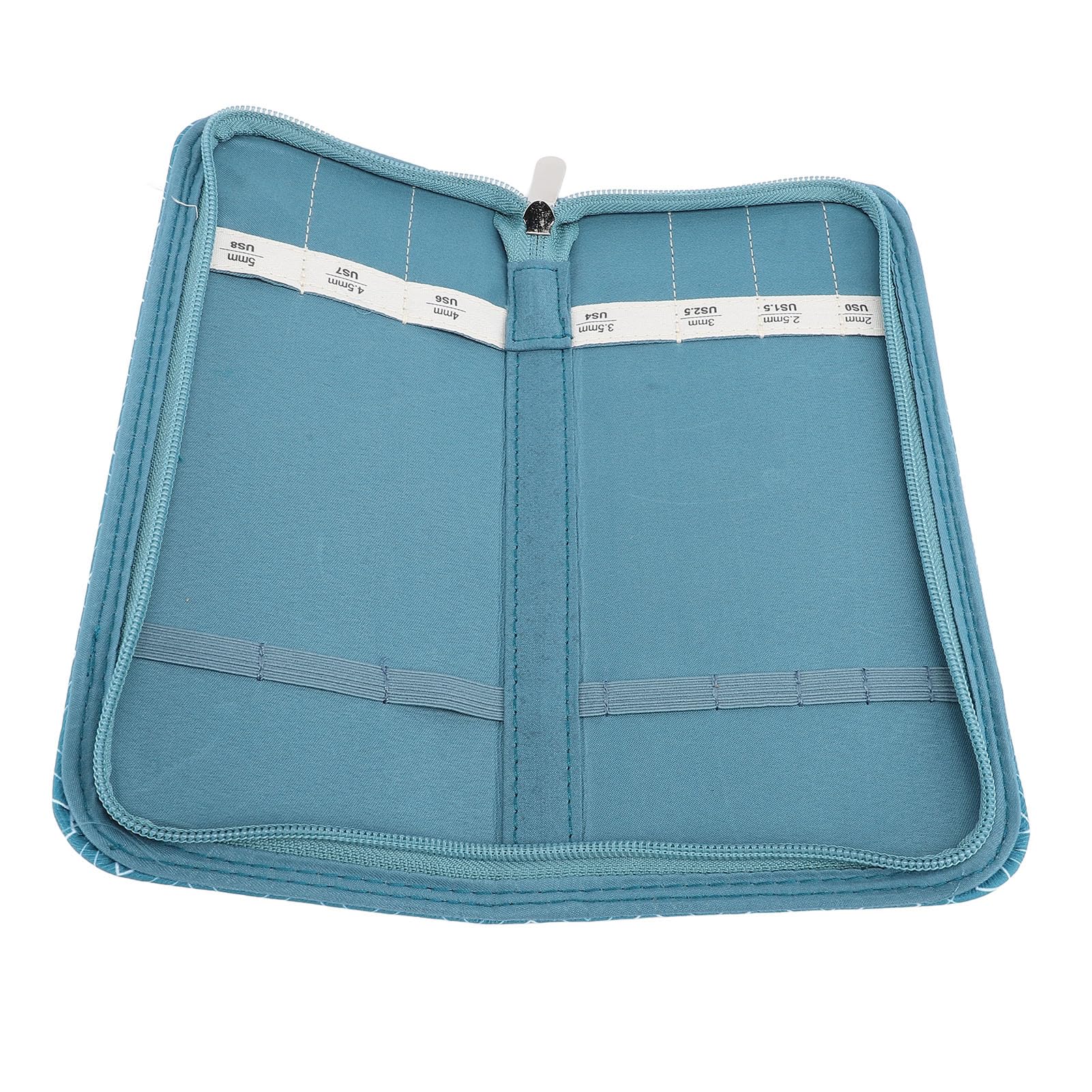 Knitting Needle Case, Organizer Bag Rhombus Lattice Pattern, Lightweight Storage for 20cm Sweater Needles, Easy to Carry, Made of Quality Oxford Fabric, Multi Functional Design