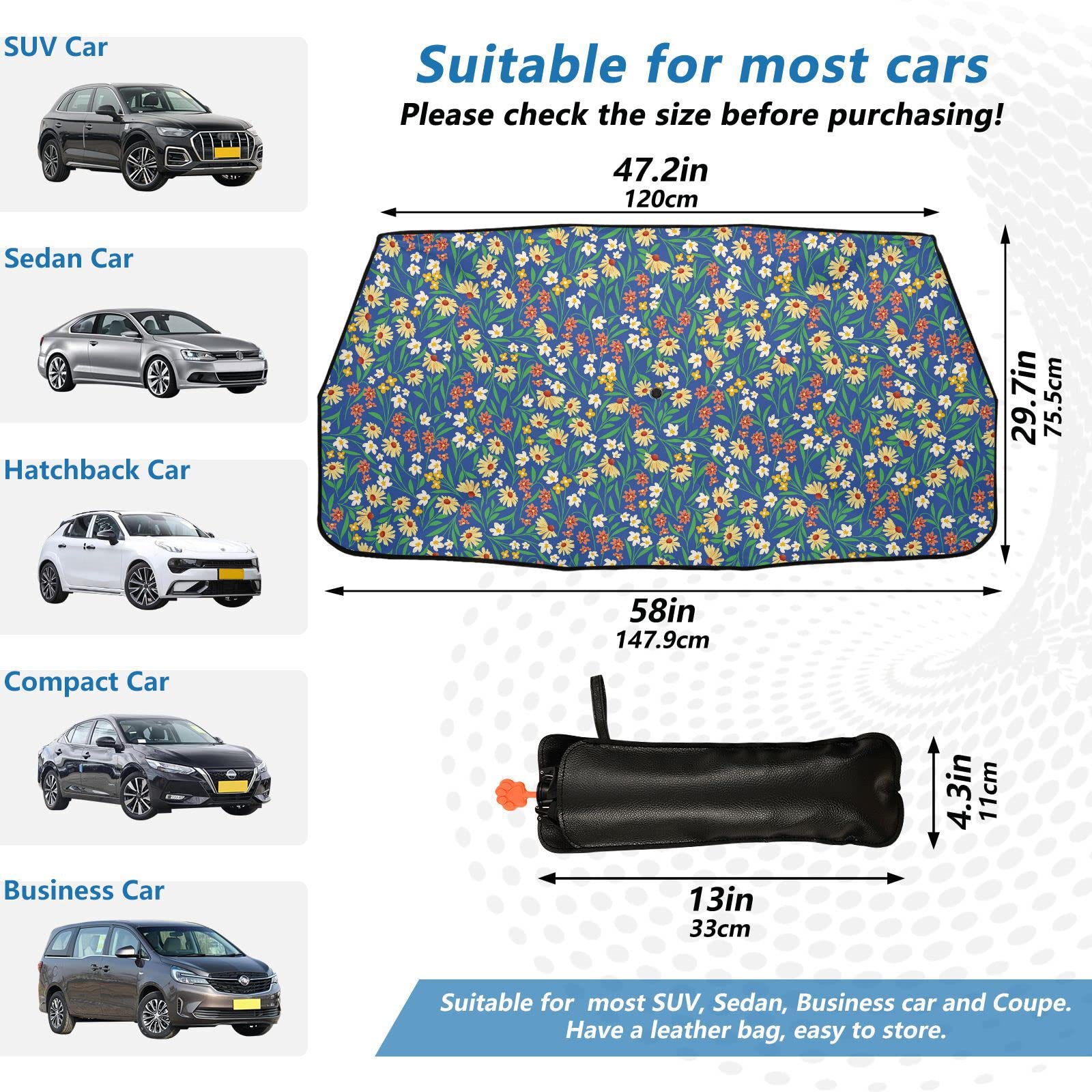 Pare-soleil Pour Renault Symbioz 2024-2026 - Protection UV, Isolation Thermique, Anneaux Ressort