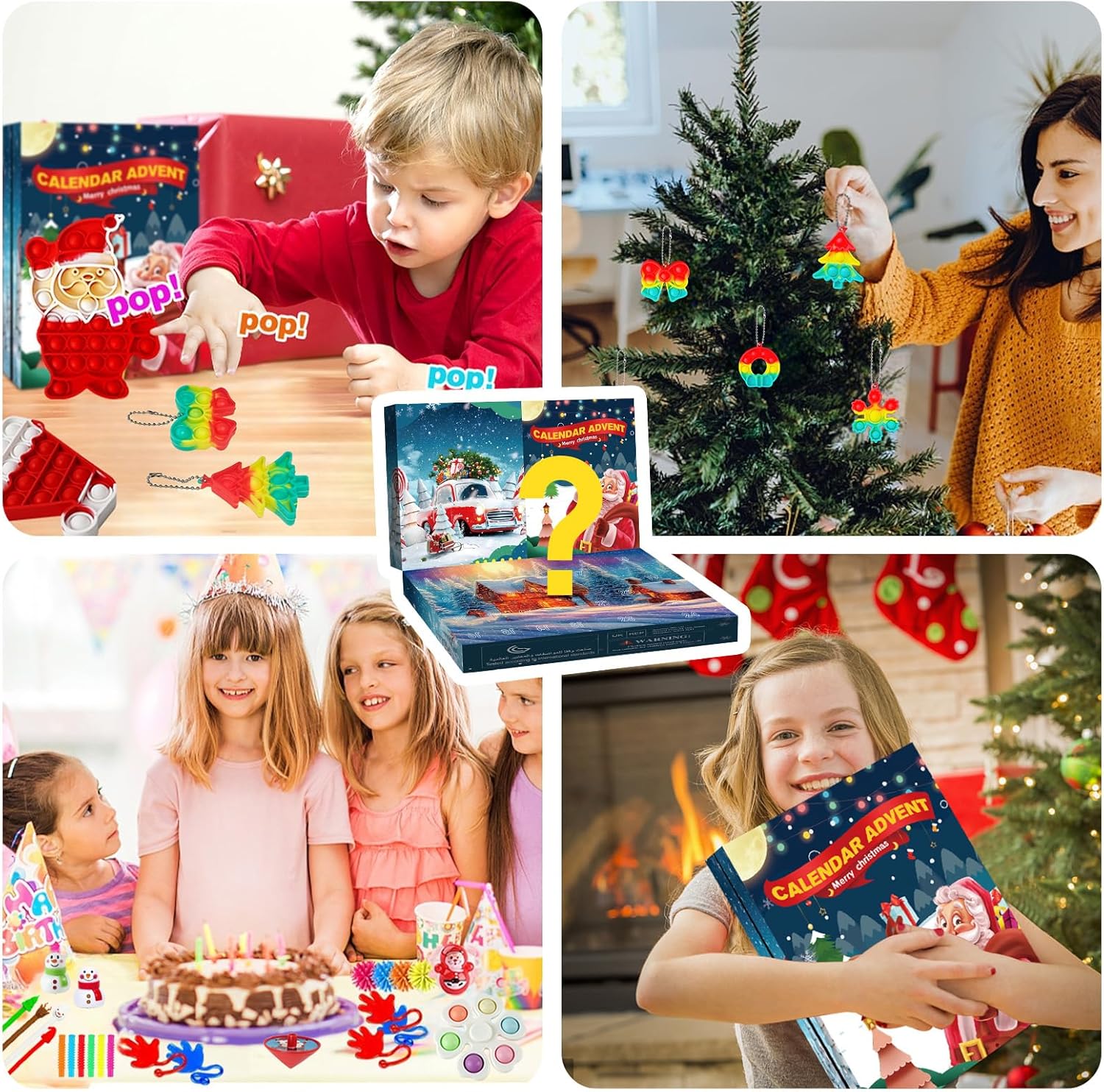 Fidget Advent Calendar 2025, Christmas Advent Calendars Countdown 24 Days, Bubble Toy Surprise Box Sensory Fidget Toy Packs, Surprise Gifts for Girls Teens - Image 6