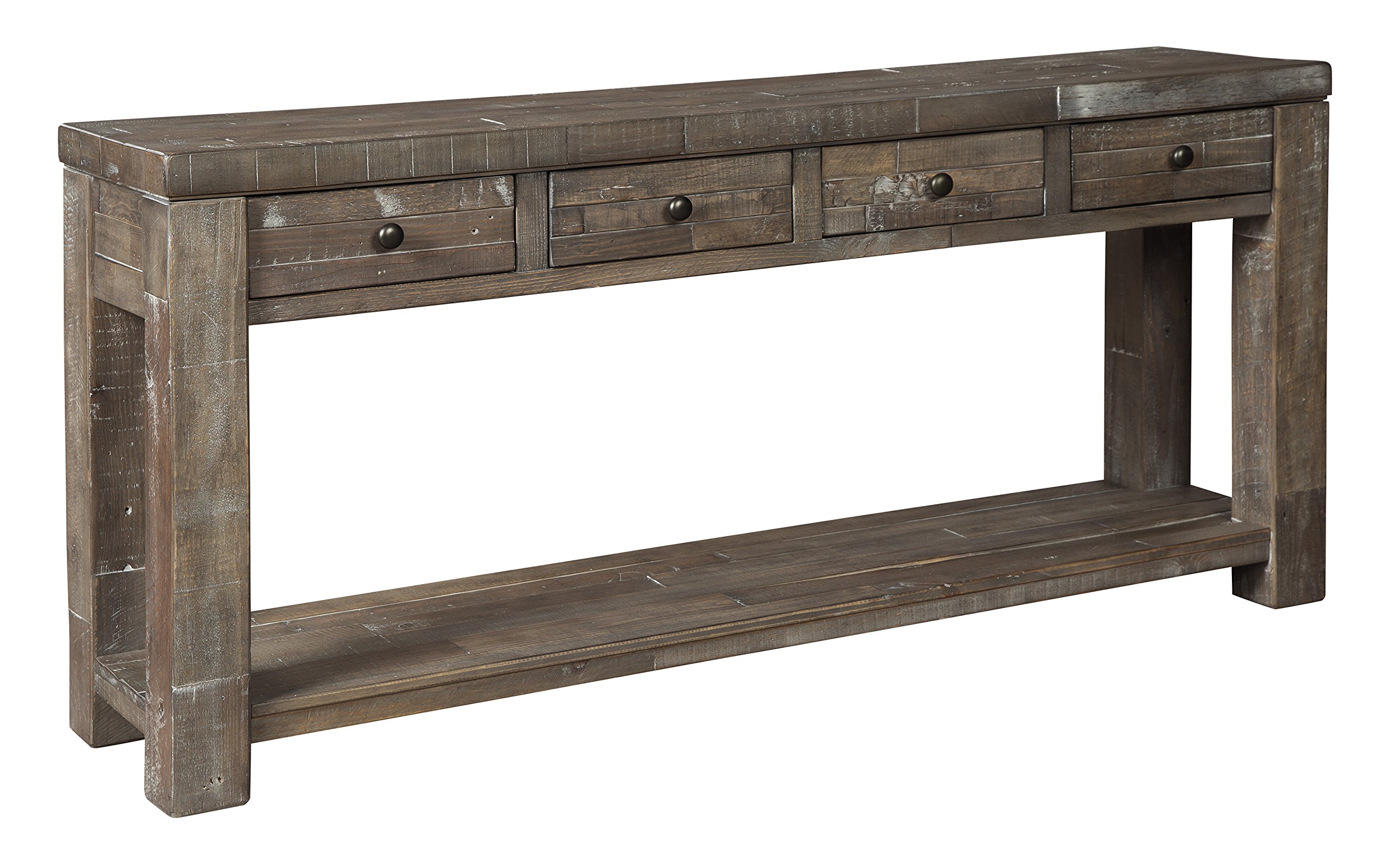 Signature Design by Ashley T884-4 Daybrook Sofa/Console Table, Gray