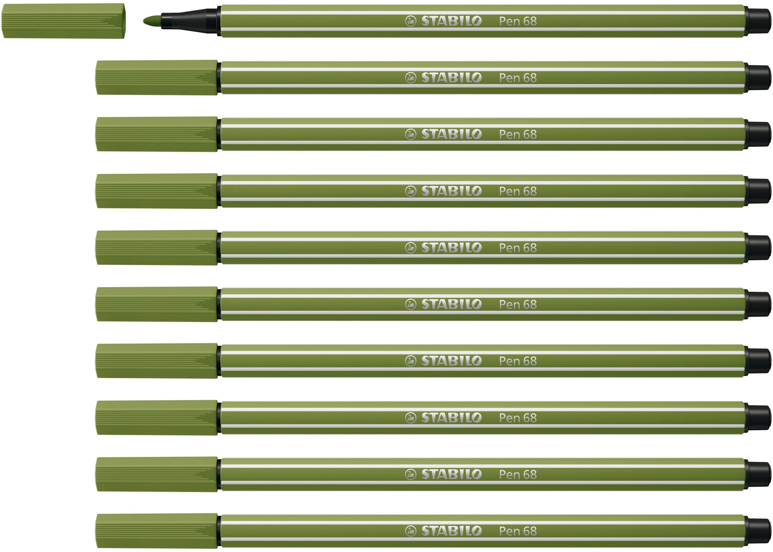 STABILO - Rotulador premium - Pen 68 - Pack de 10 - rosa neón — view 64