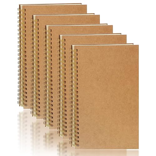 PALUDO 5 Pezzi Blocco Note A5 Quaderni a Spirale a