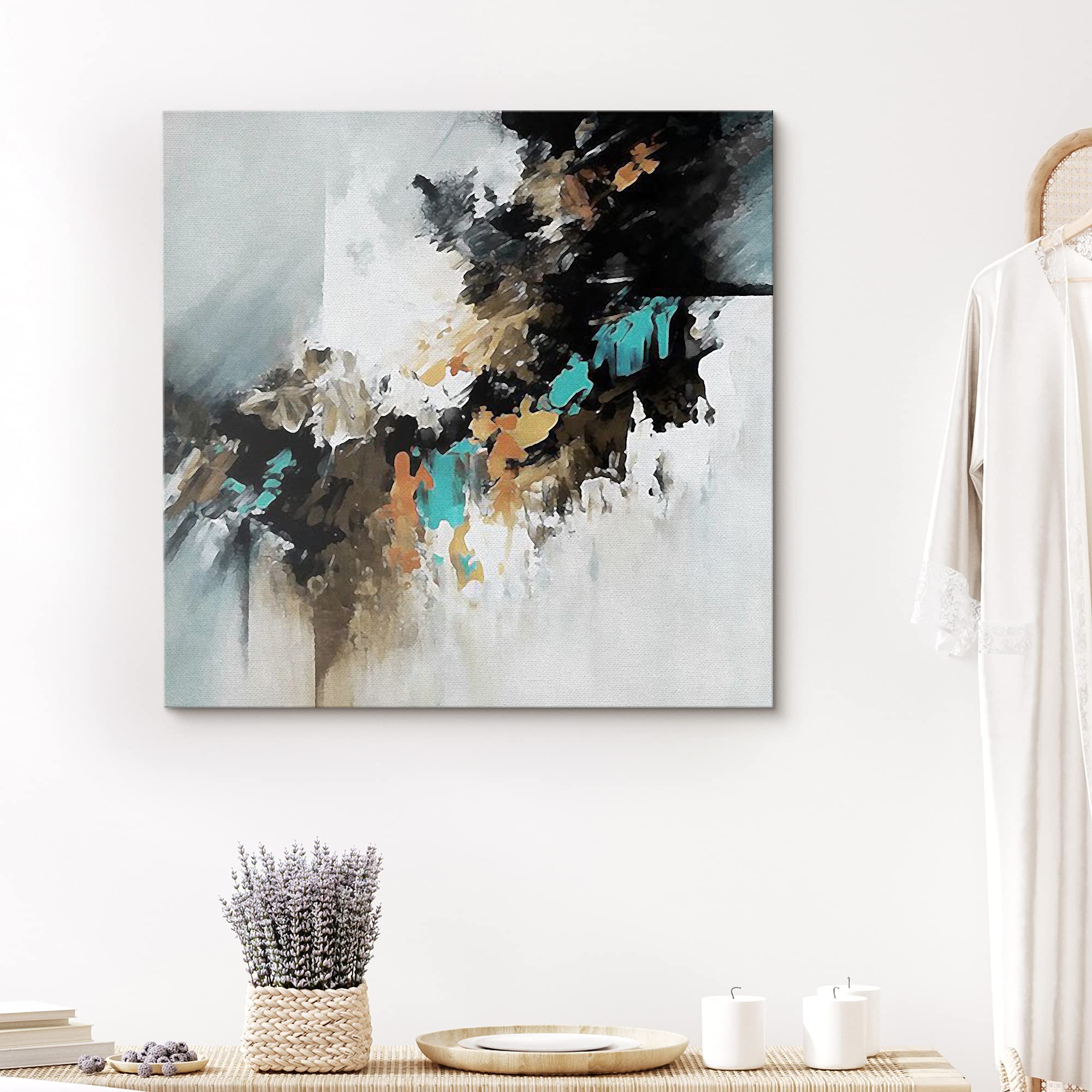 Amazon.co.jp: SIGNFORD キャンバスウォールアート リビング