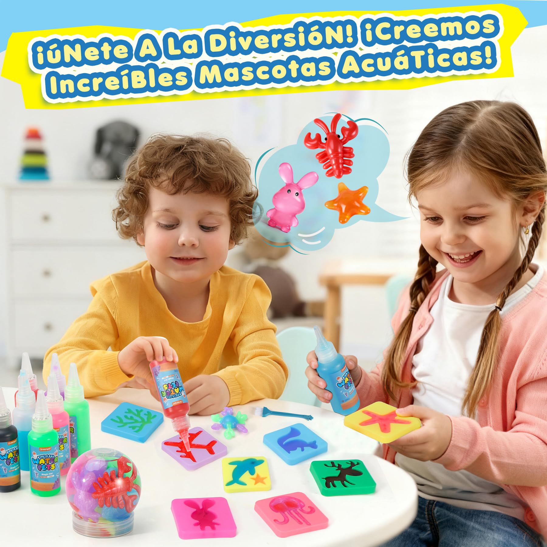 URMYWO Magic Water Gel Toy Kit fai da te 3D magico gel d'acqua