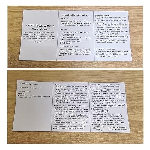 Miniatura 9 de Oxímetro de pulso para niños (de 2 a 12 años) recargable para niños, monitor de oxígeno y corazón, medidor de oxígeno en sangre en la punta de los