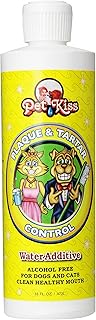 Pet Kiss Plaque and Tartar Water Additive Oral Care for Pets