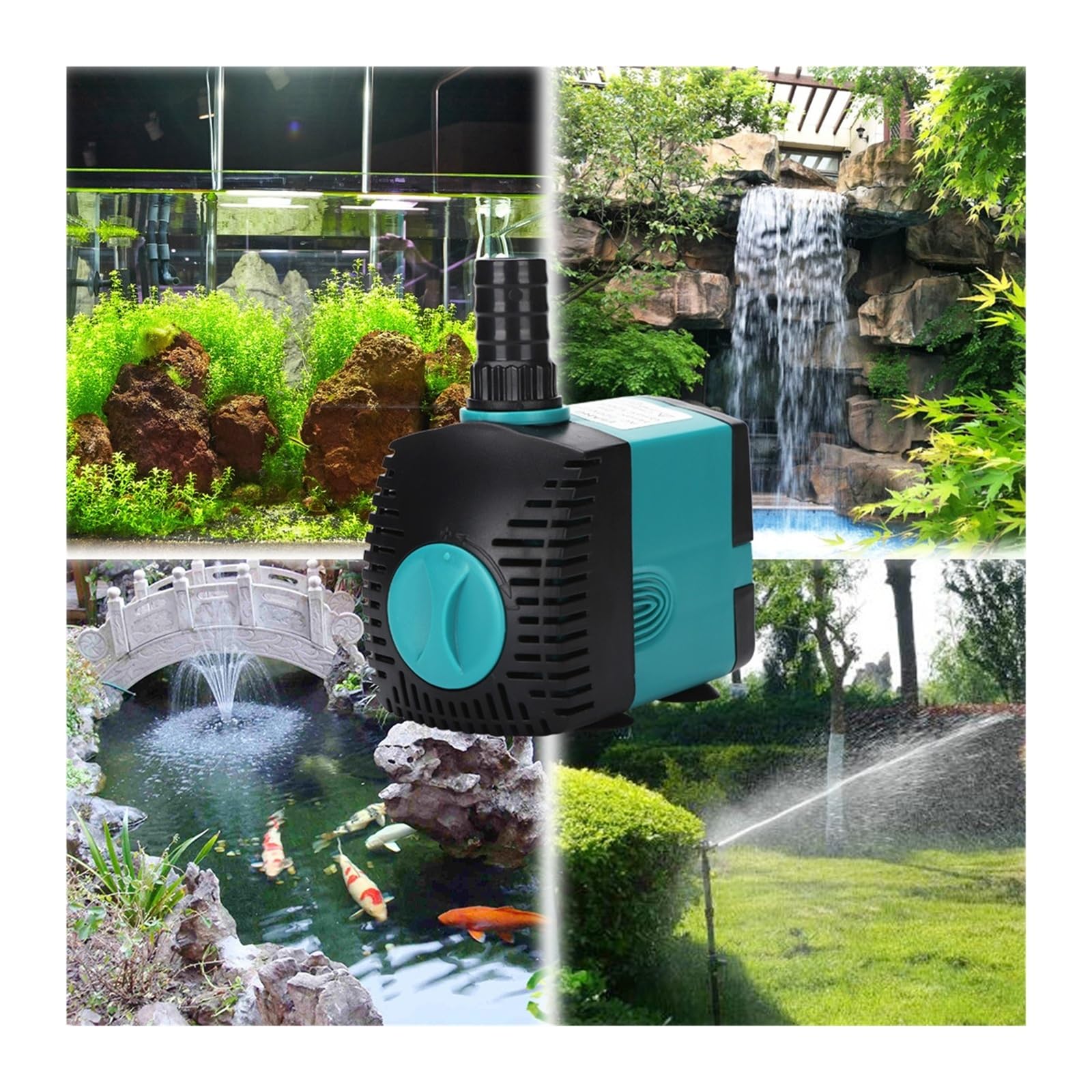 60/50/35/25/15/10/6/3W Bomba Sumergible ultrasilenciosa for Fuente de Agua Filtro Estanque de Peces Tanque de Acuario 220V-240V