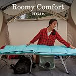 Sac de couchage Coleman Flatlands 30/40/50°F, fabriqué à partir de 100 % de matériaux recyclés, options grandes et hautes, sac de couchage pour temps frais pour camping, soirées pyjama, invités et plus