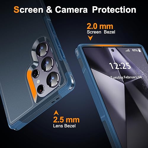 Vista 12 de Oterkin Funda para Samsung Galaxy S24 Plus, protección de grado militar de 10 pies, funda S24 Plus [a prueba de golpes] [resistente a las caídas]