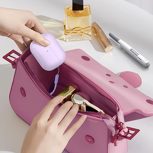 Miniatura 4 de Funda para AirPods Pro de 21 generación con kit de limpieza (HaloLock), soporte ajustable antideslizante, revestimiento antihuellas y precisión,