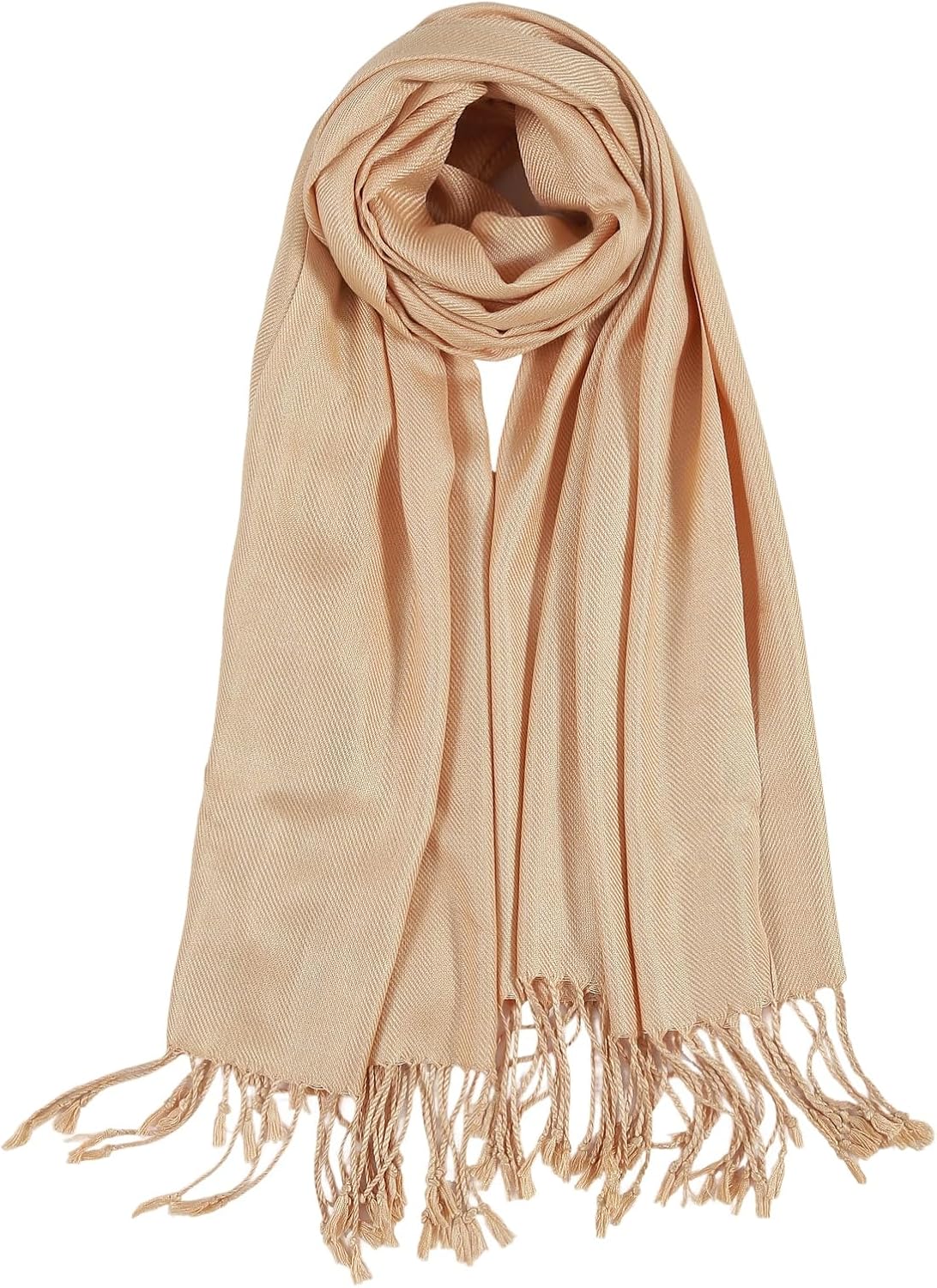 TUSHUSTY Pashmina Feel Shawl Wraps for Women Evening Dresses and Wedding Cover Up Formal Soft Silky Rave Scarf Elegant