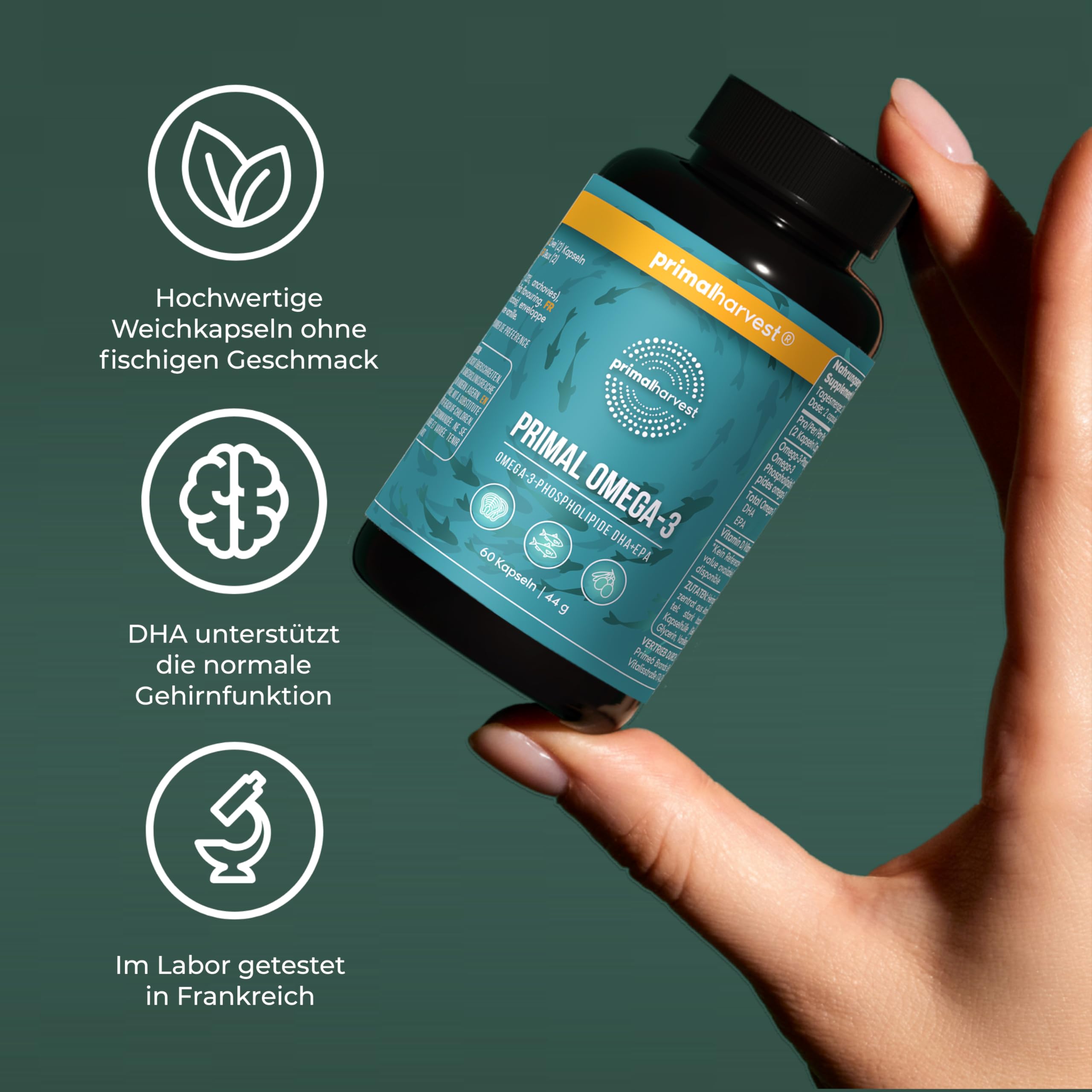 Primal Omega-3 – Tägliches Supplement, gluten- & milchfrei