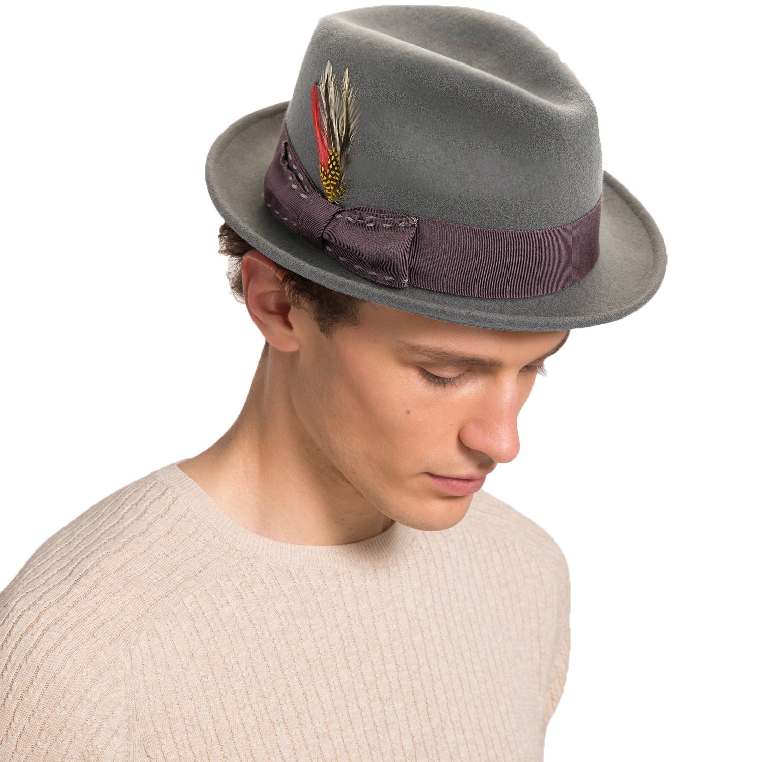 Janetshats Unisex Classic Fedora Hats 