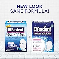 Vista 3 de Efferdent - Tabletas de limpieza dental, completamente limpio, 102 tabletas