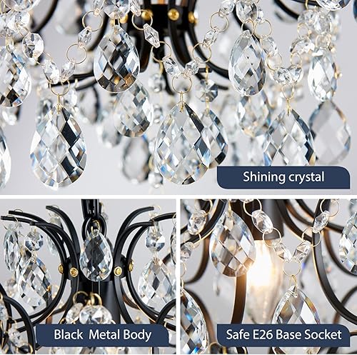 Vista 10 de Bestier - Lámpara colgante de cristal Cromado