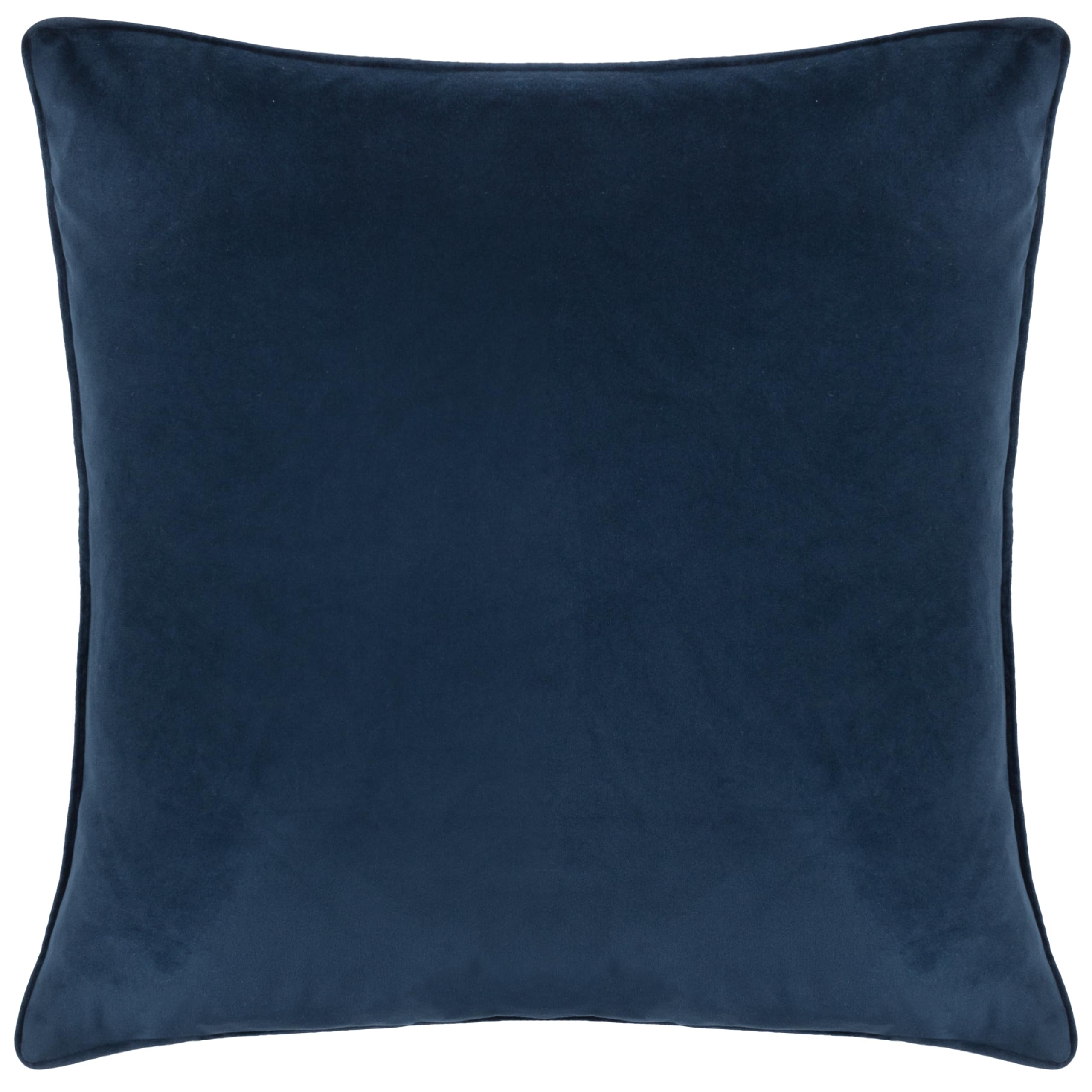 furn. Wylder Nature Harlington Botany Floral Piped Cushion Cover, Petrol, 50 x 50 cm (Pack of 1) - Image 2