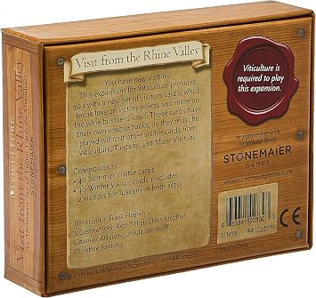 Stonemaier Games: Viticulture: Visit from the Rhine Valley Expansion
