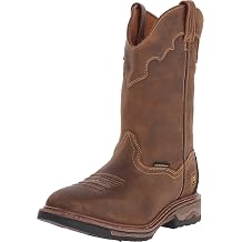 Dan Post Mens Blayde 11 Inch Waterproof Soft Toe Work Safety Shoes Casual - Brown - Size 10.5 D