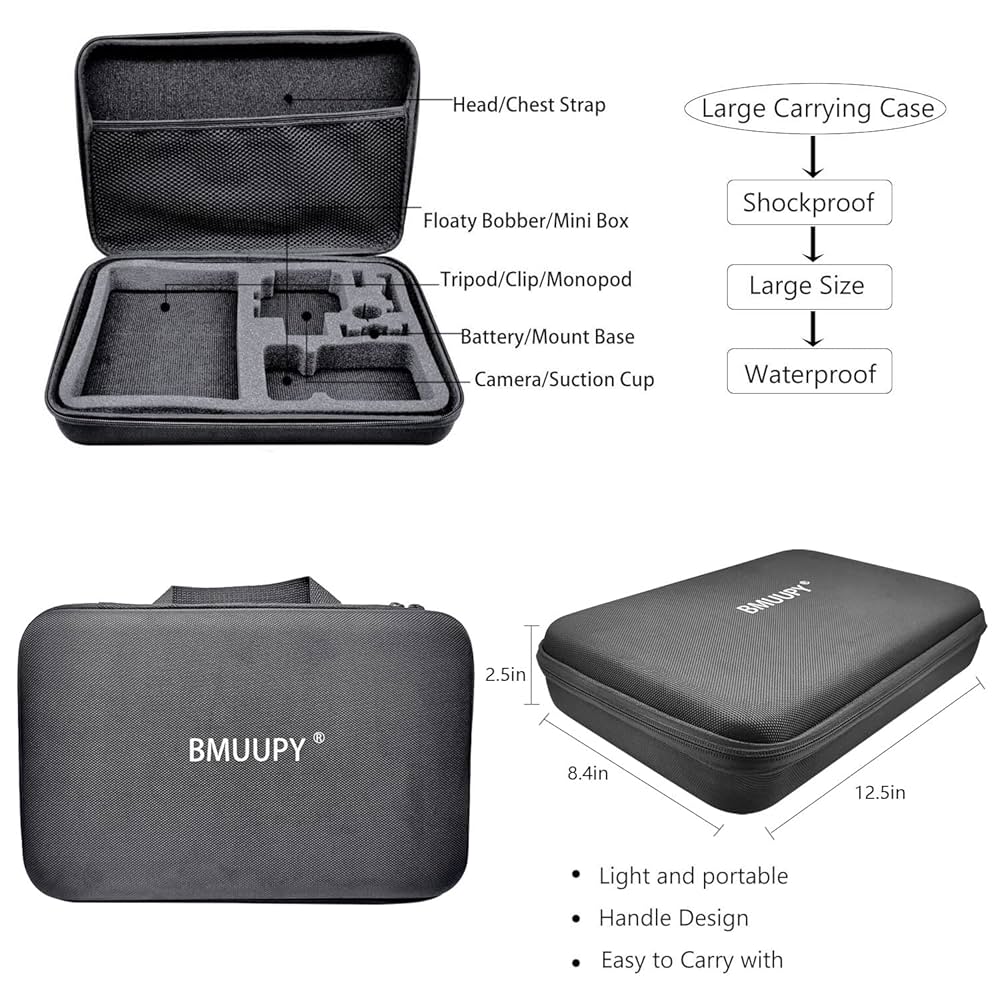 Amazon.co.jp: BMUUPY アクセサリーキット Gopro Hero 11 10 9用