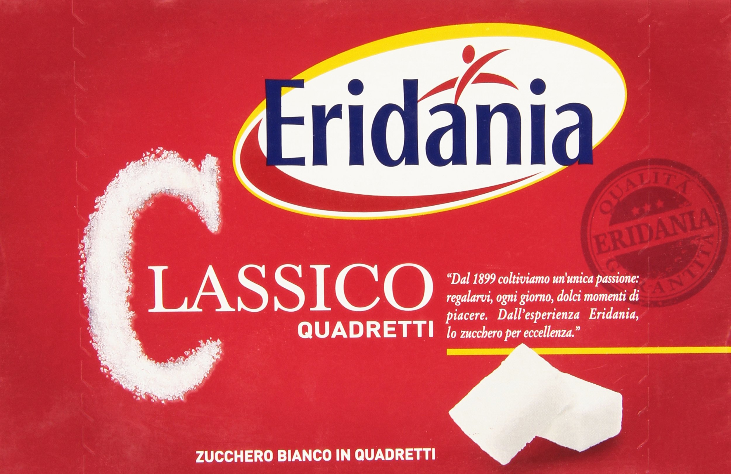 Eridania zucchero semolato bianco in zollette confezione da 1 chilogrammo (1000043673)