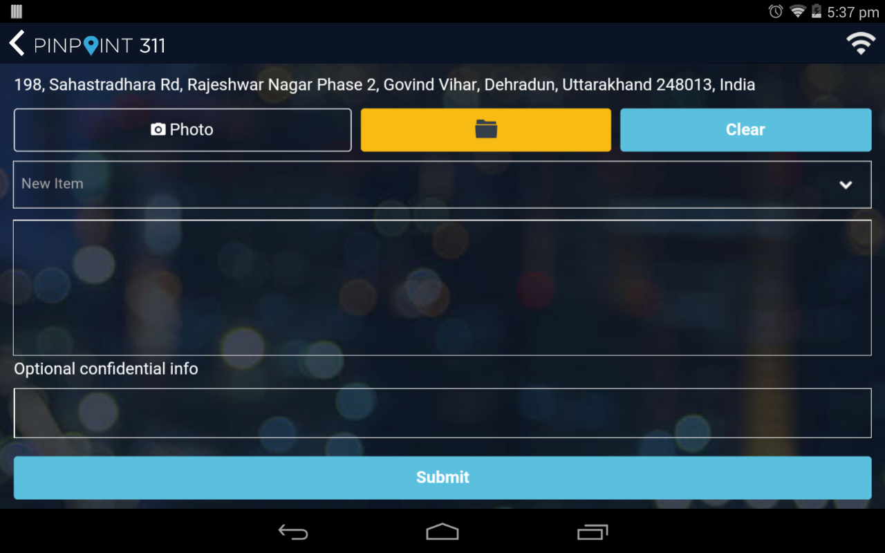 Pinpoint 311 Tablet - App on Amazon Appstore