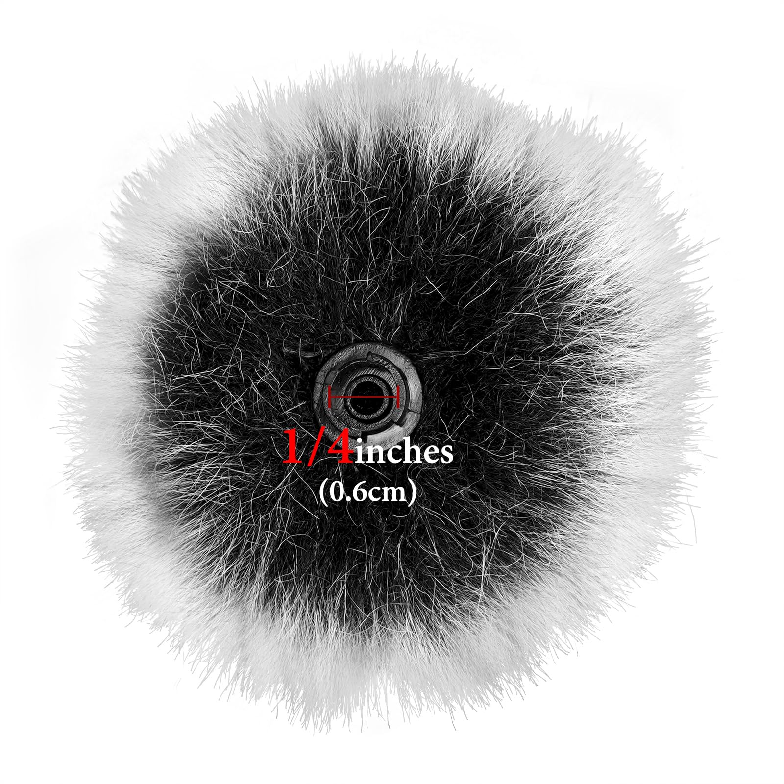 Geekria for Creators Furry Windscreen Compatible with DJI Mic, Mic DeadCat Wind Cover Muff, Fluff Cover Windshield - Image 3