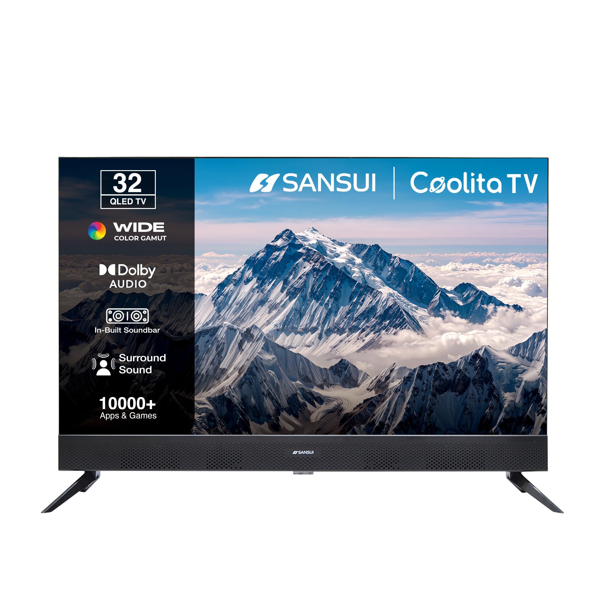 SANSUI 80 cm (32inch) HD Smart Coolita 3.0 with in Built Sound Bar, Dolby Audio, Surround Sound & A+ Panel QLED TV (JSS32CSQLED)-image-19